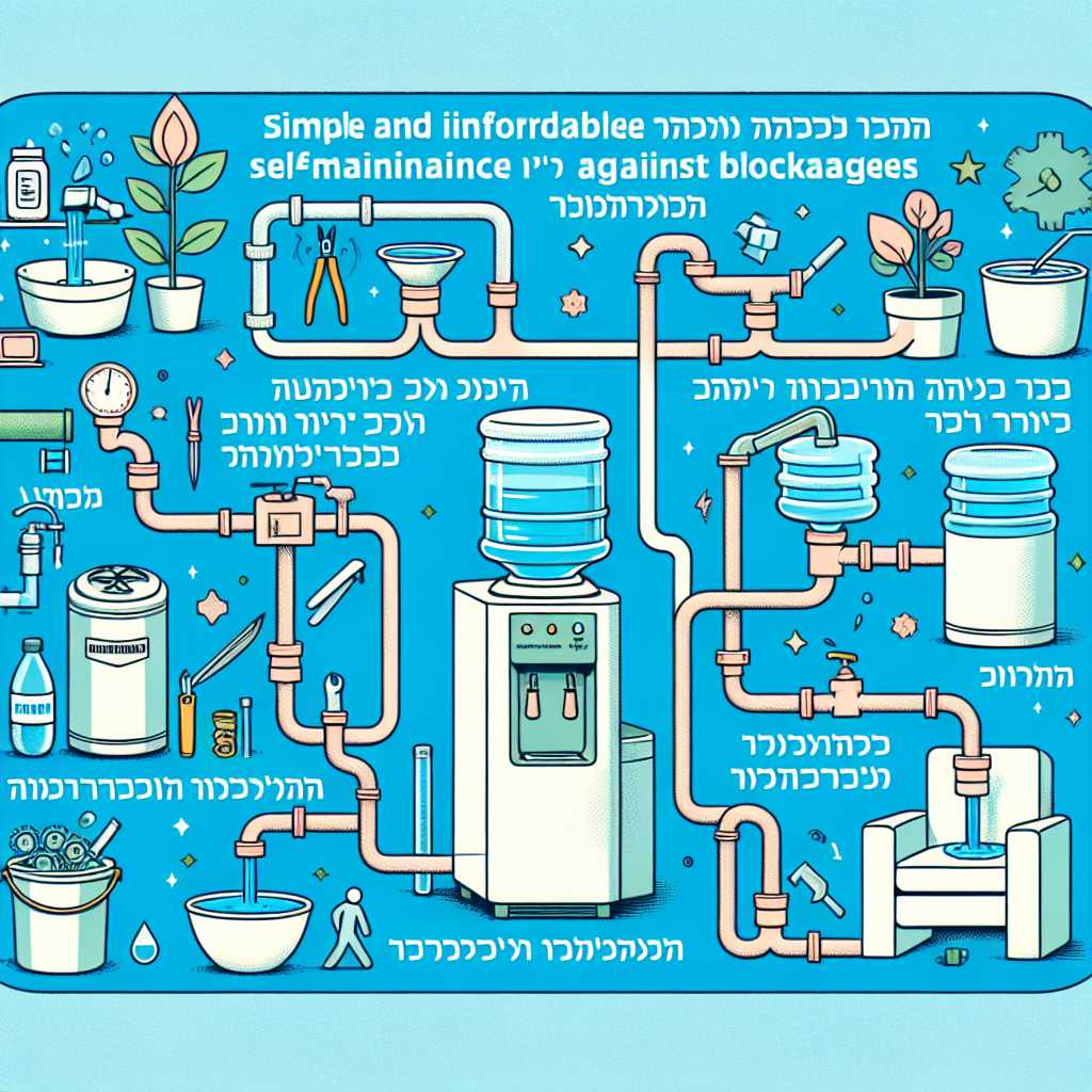 שיטות פשוטות וזולות לתחזוקה עצמית של בר מים נגד סתימות