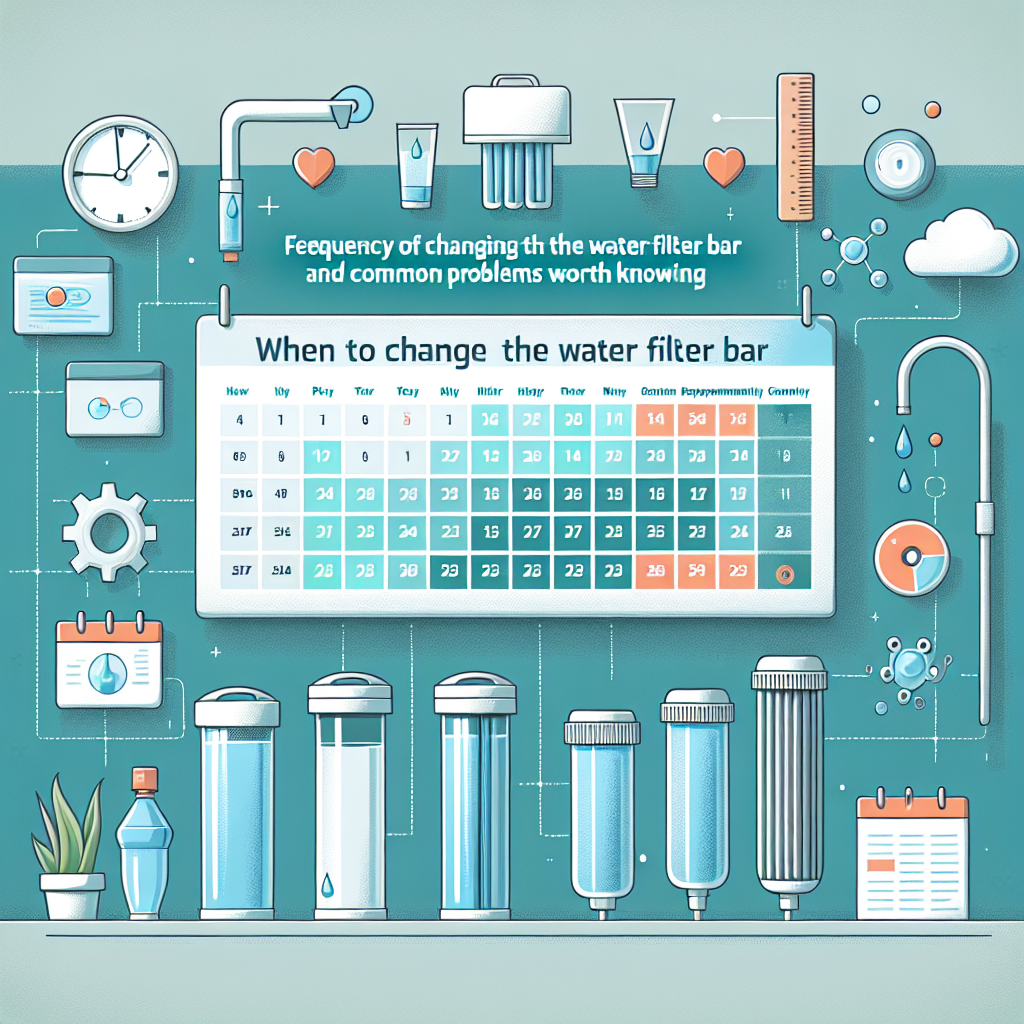תדירות החלפת מסנן בר המים ותקלות נפוצות שכדאי להכיר