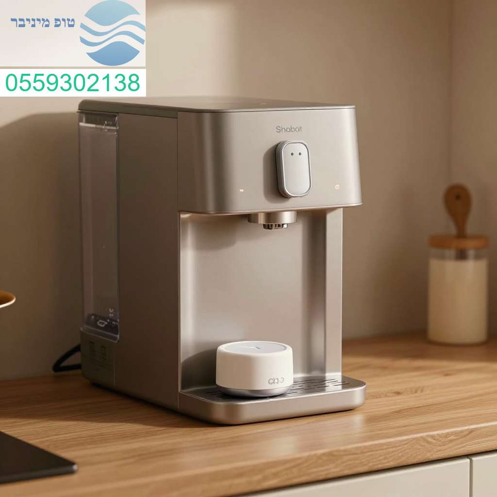 בר מים מעוצב ויוקרתי המאפשר שימוש נוח בשבת עם שעון שבת או באישור משמרת השבת