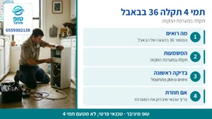 תמי 4 תקלה 36 בבאבל: תקלה במערכת ההקזה